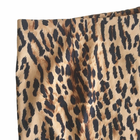 ABS Allen Schwartz ✦ Leopard Print Pencil Skirt ✦ 10P Petite ✦ - Picture 3 of 10
